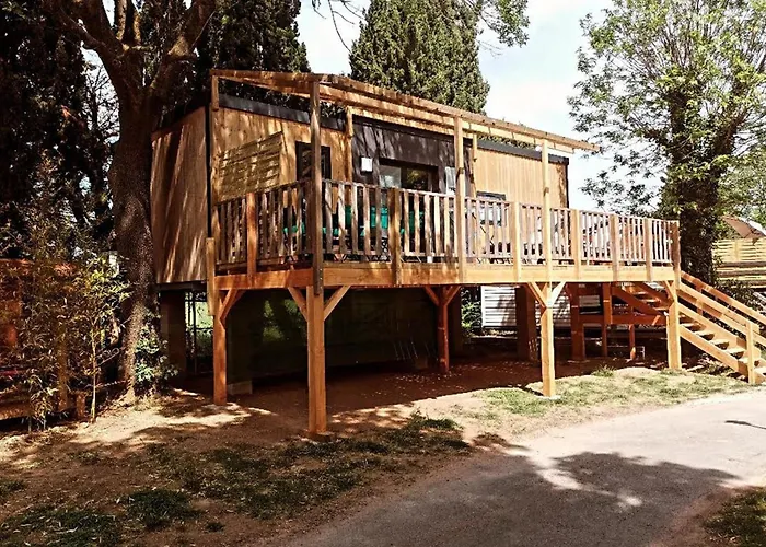Mobil-home Prestige Avec Terrasse Sur Pilotis - Api-1-52-1142 Campingplatz Roquebrune-sur Argens