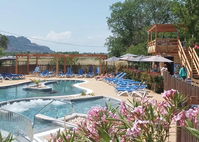 مكان تخييم Mobil-home Prestige Avec Terrasse Sur Pilotis - Api-1-52-1142 *
