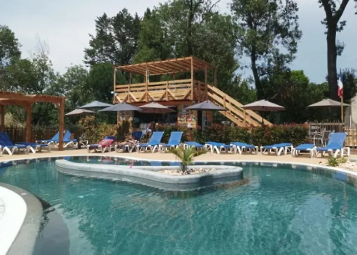 Campingplatz Mobil-home Prestige Avec Terrasse Sur Pilotis - Api-1-52-1142 *